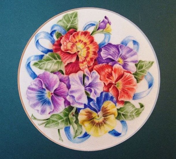 Pansy Bouquet EPacket  Tina Sue Norris