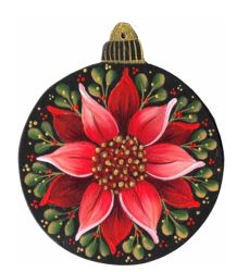 Poinsettia Ornament EPacket  Linda Sharp MDA