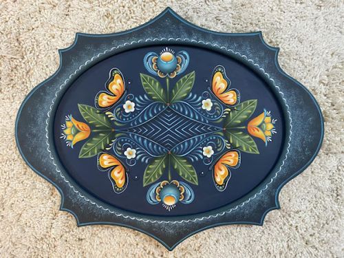 Floral Butterfly Tray EPacket  Shannon Miller CDA
