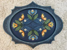 Floral Butterfly Tray EPacket  Shannon Miller CDA